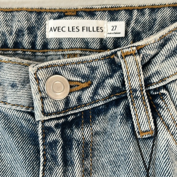 NWT Avec Les Filles Distressed Jeans - Picture 6 of 8